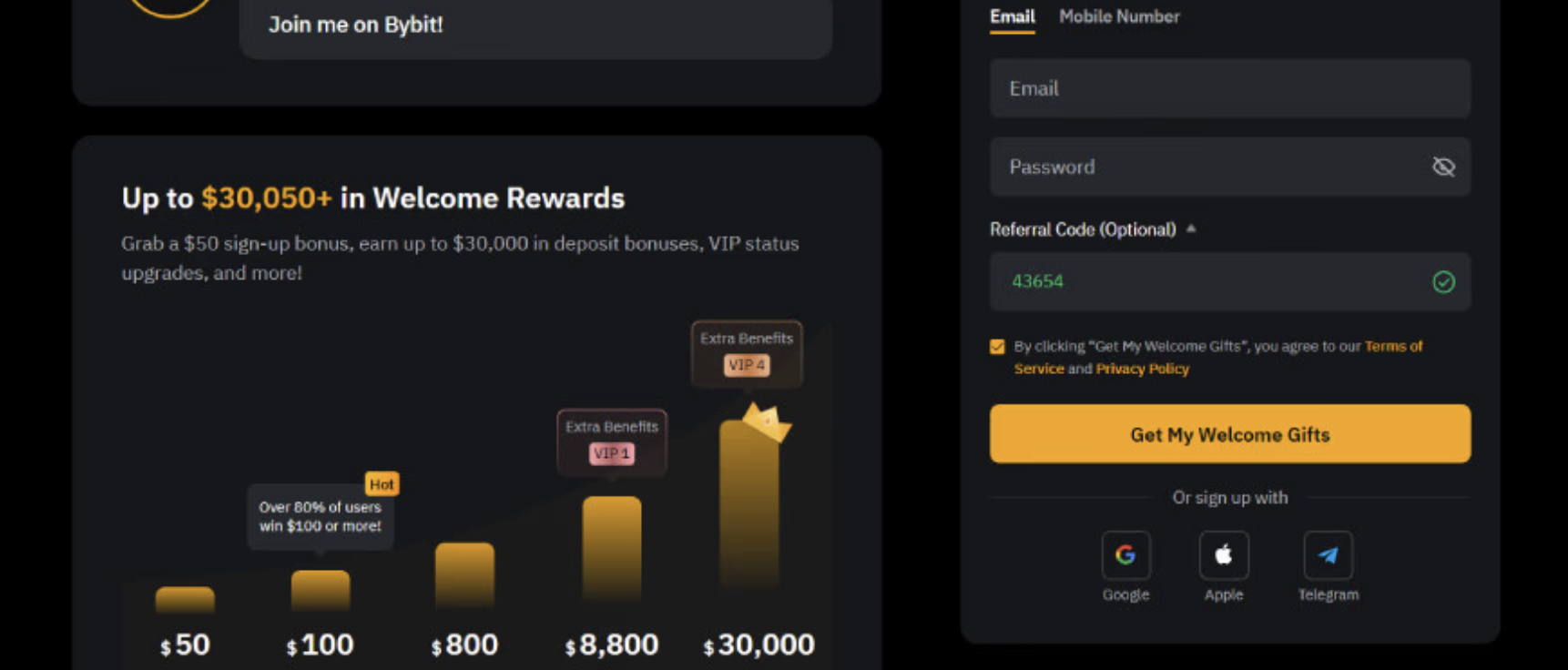 Join Bybit — Welcome Rewards